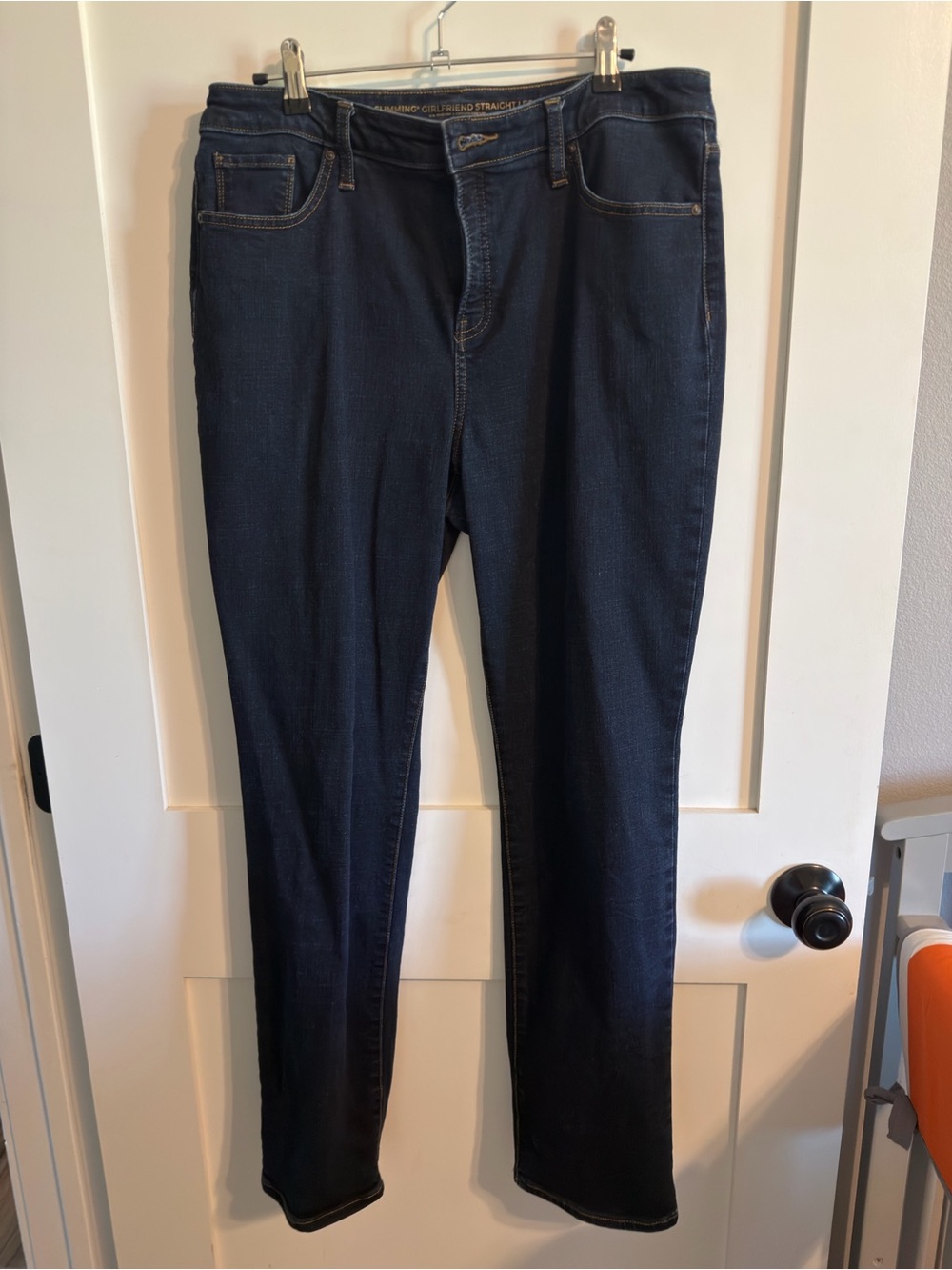 girlfriend collective Dark Indigo Skinny Jeans